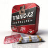 印度泰坦Titanic-K2壯陽膠囊 膠囊實體與瓶身 - 天然草本壯陽補腎保健品