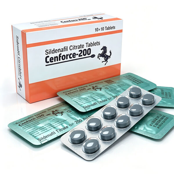 馬牌200-3 印度馬牌200 Cenforce-200 鋁箔單排藥板特寫 - 西地那非200mg 強效助勃